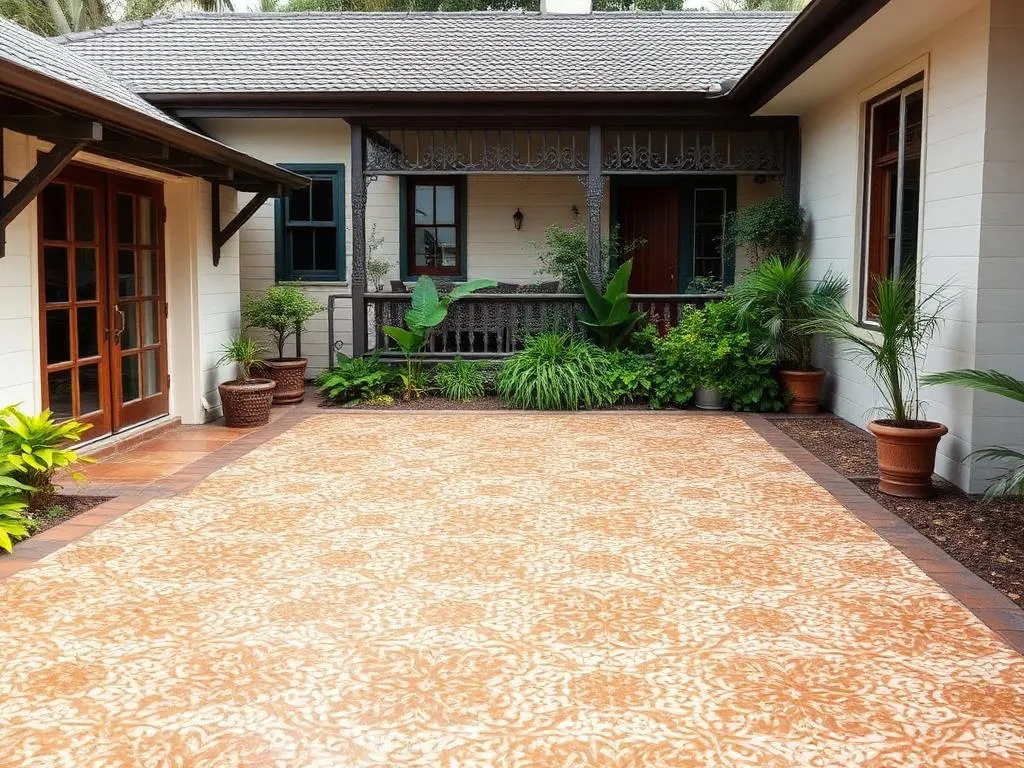 Professional concrete driveway in Balmoral, Brisbane