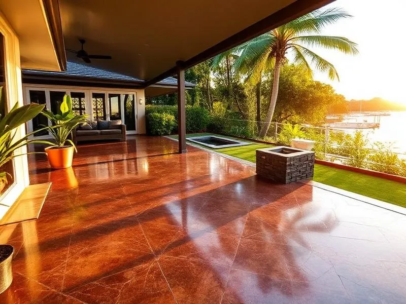 Professional concrete driveway in Cleveland, Brisbane