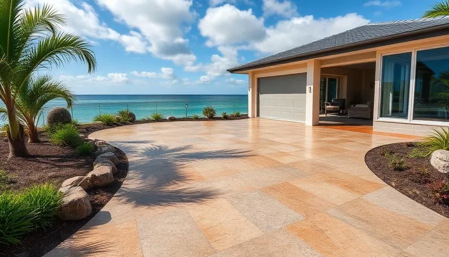 Professional concrete driveway in Deception Bay, Brisbane