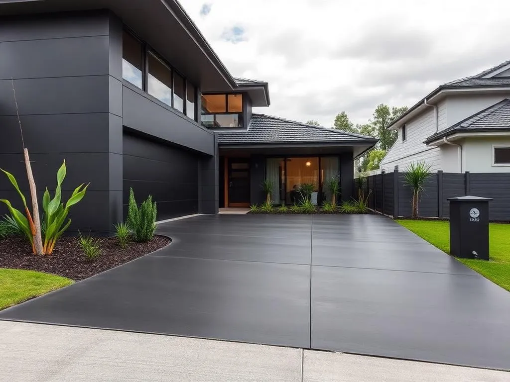 Professional concrete driveway in Eight Mile Plains, Brisbane