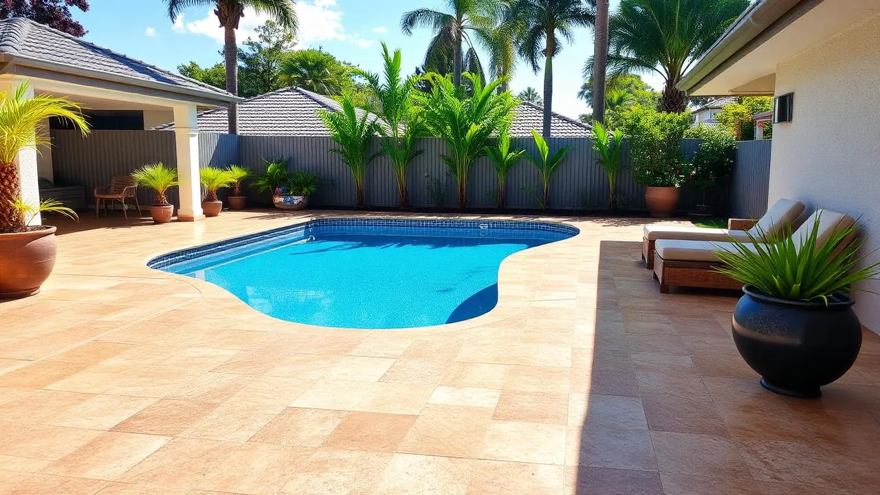 Professional concrete driveway in Fairfield, Brisbane