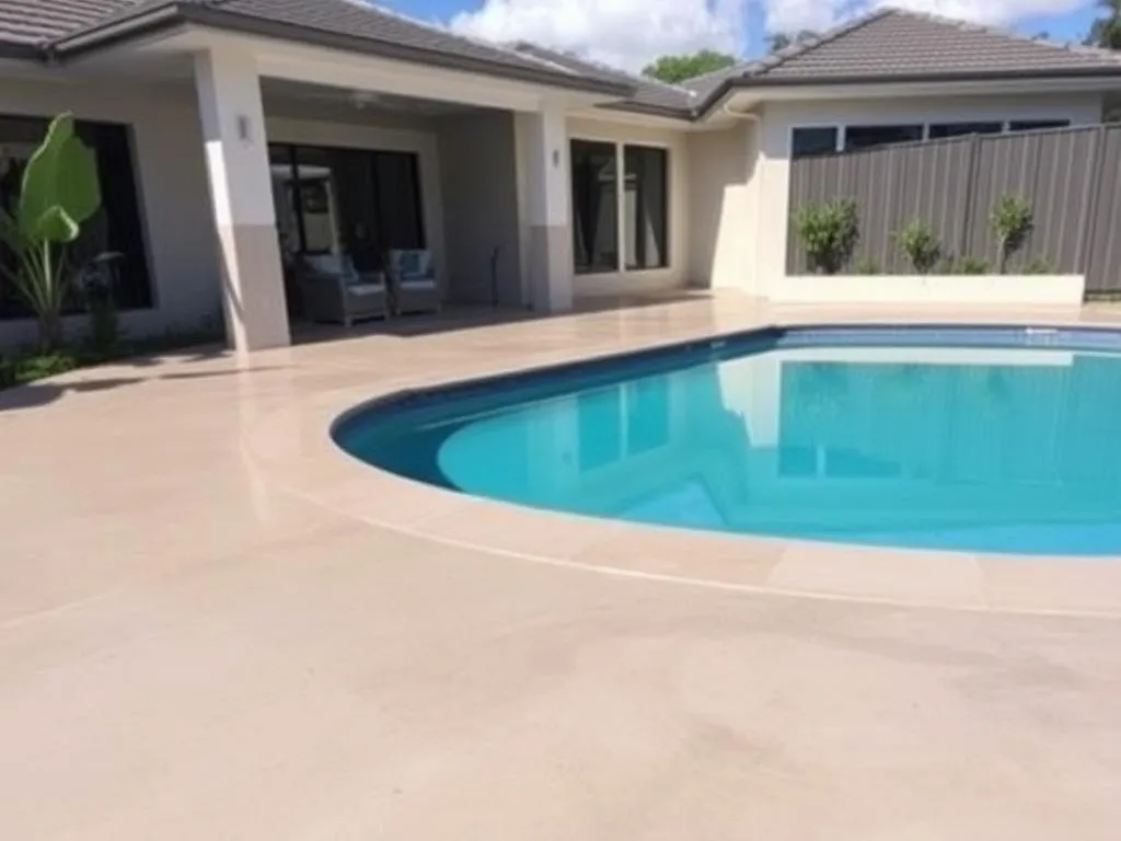 Professional concrete driveway in Helensvale, Gold Coast