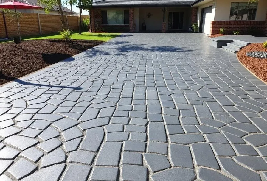 Professional concrete driveway in Indooroopilly, Brisbane
