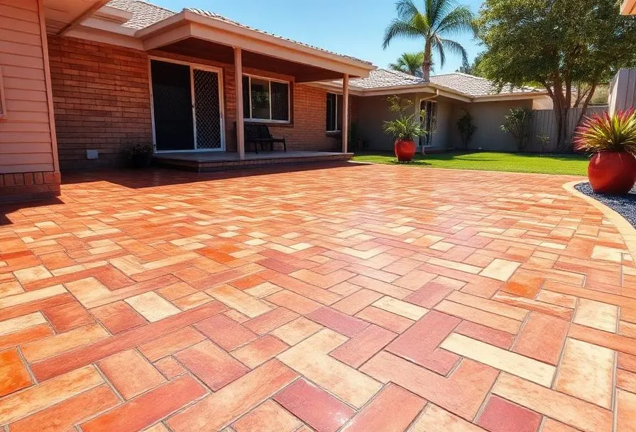 Professional concrete driveway in Ipswich, Brisbane