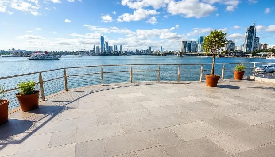 Professional concrete driveway in Kangaroo Point, Brisbane