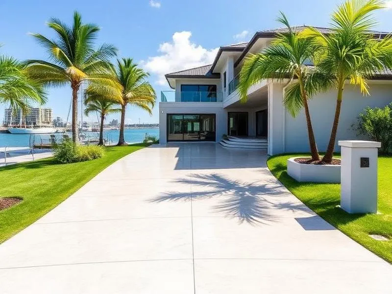 Professional concrete driveway in Manly, Brisbane