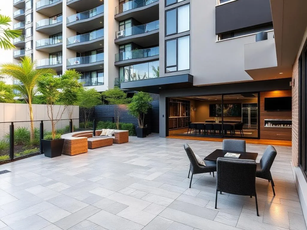 Professional concrete driveway in Newstead, Brisbane