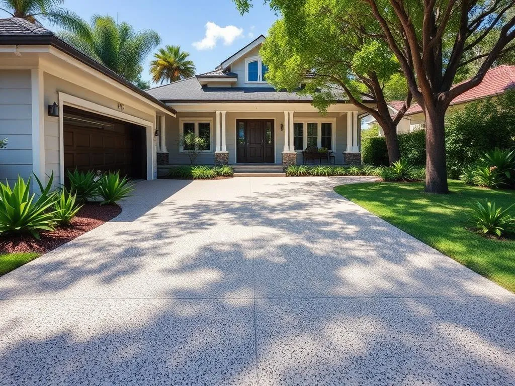 Professional concrete driveway in Paddington, Brisbane