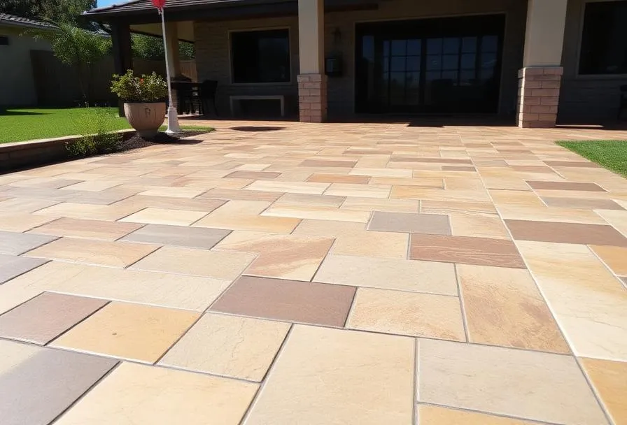 Professional concrete driveway in Redcliffe, Brisbane