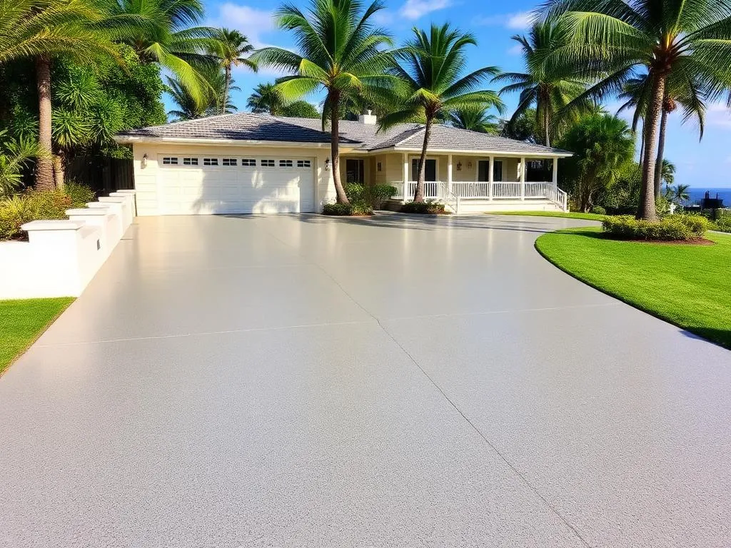 Professional concrete driveway in Sandgate, Brisbane