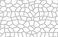 Bushrock stencil pattern