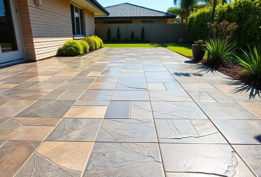 Professional concrete driveway in Sunnybank, Brisbane