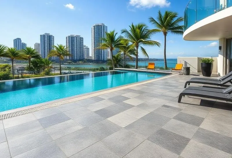 Professional concrete driveway in Surfers Paradise, Gold Coast